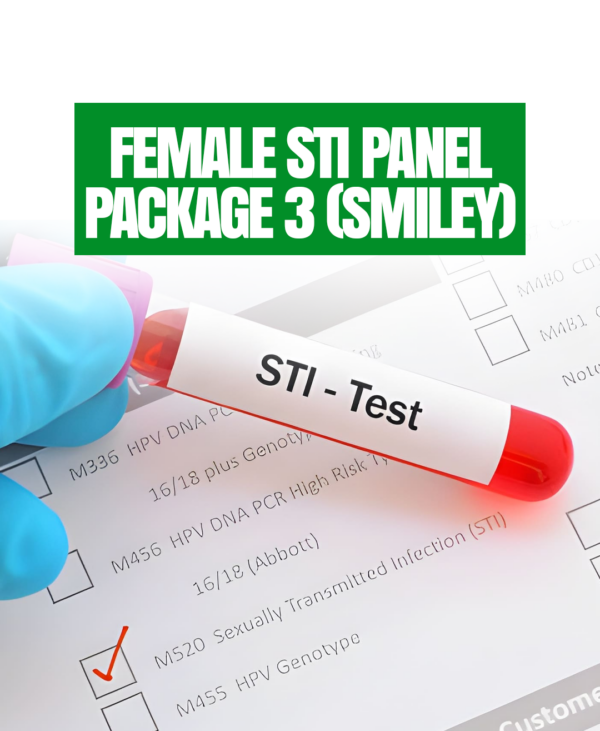 Sti Panel Example FEMALE STI PANEL PACKAGE 3 (SMILEY) - EL-LAB LIMITED